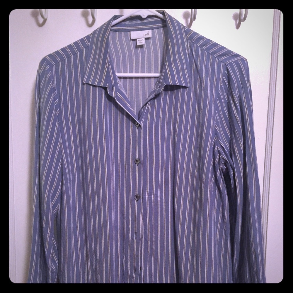 J Jill M Striped blouse